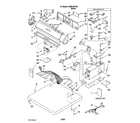 Whirlpool CEM2750TQ2 top and console parts diagram