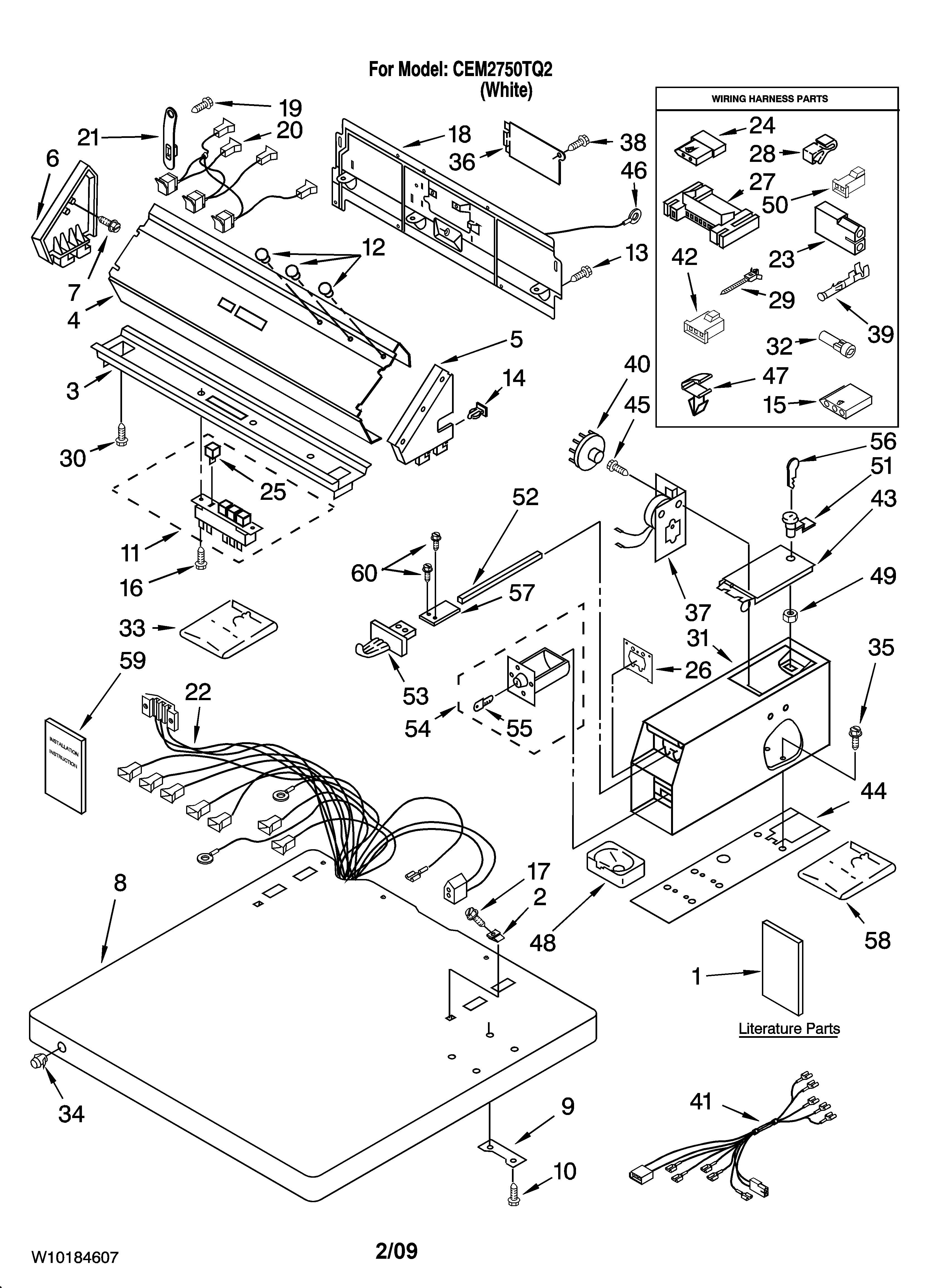 Top and console parts