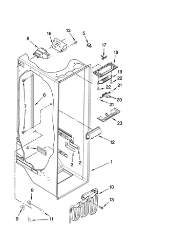 Refrigerator liner parts