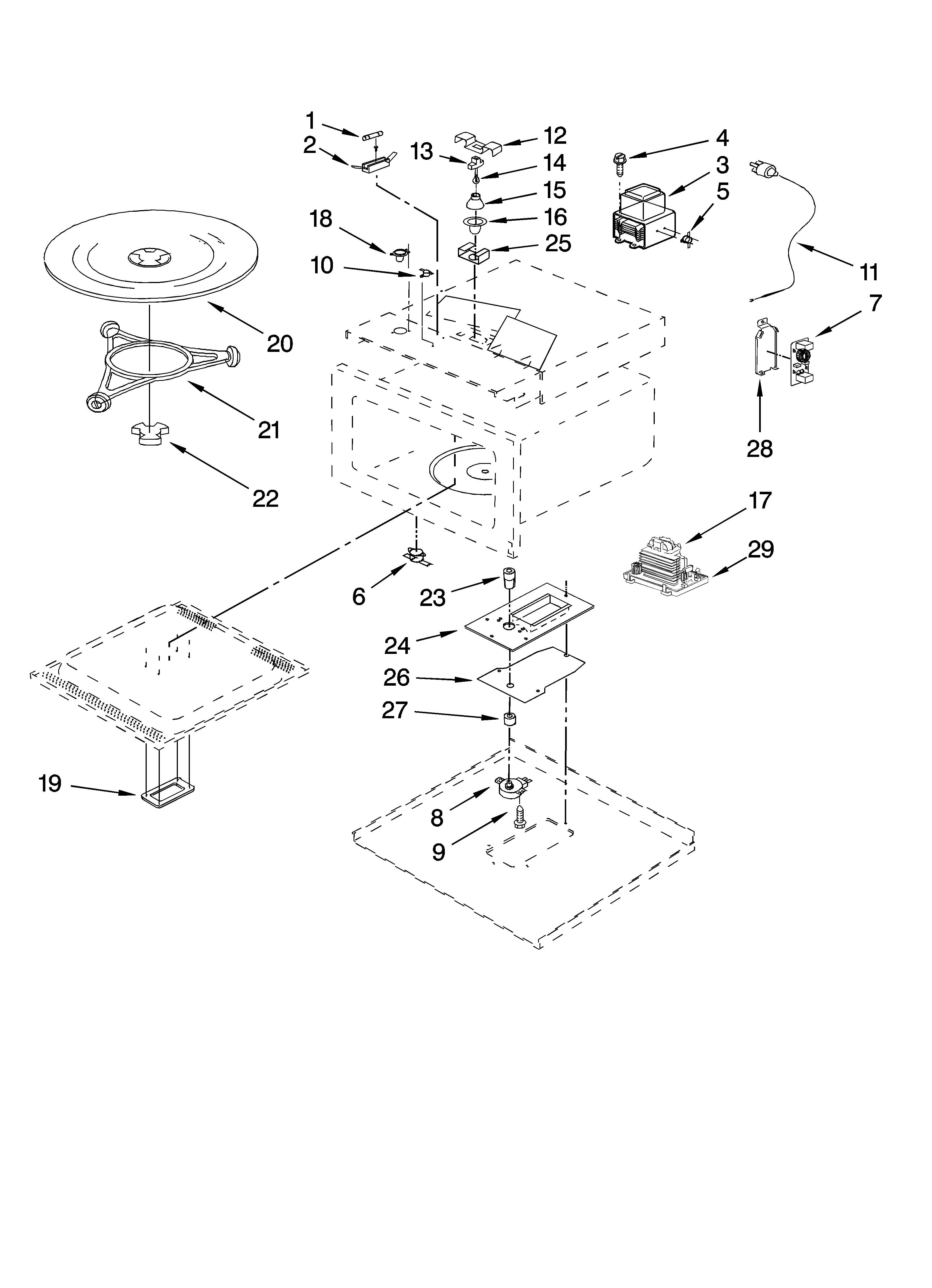 Oven interior parts