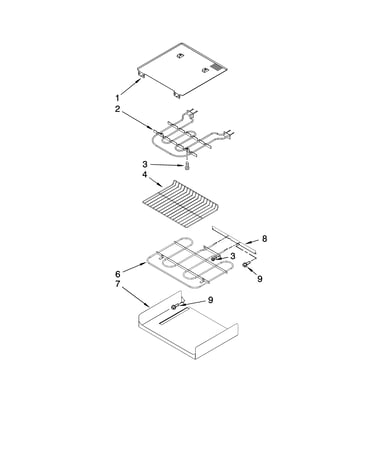 Internal oven parts
