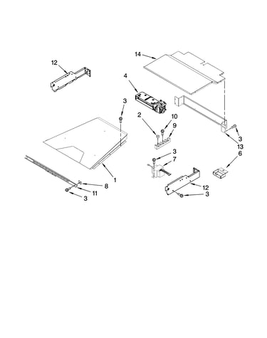 Top venting parts, optional parts (not included)