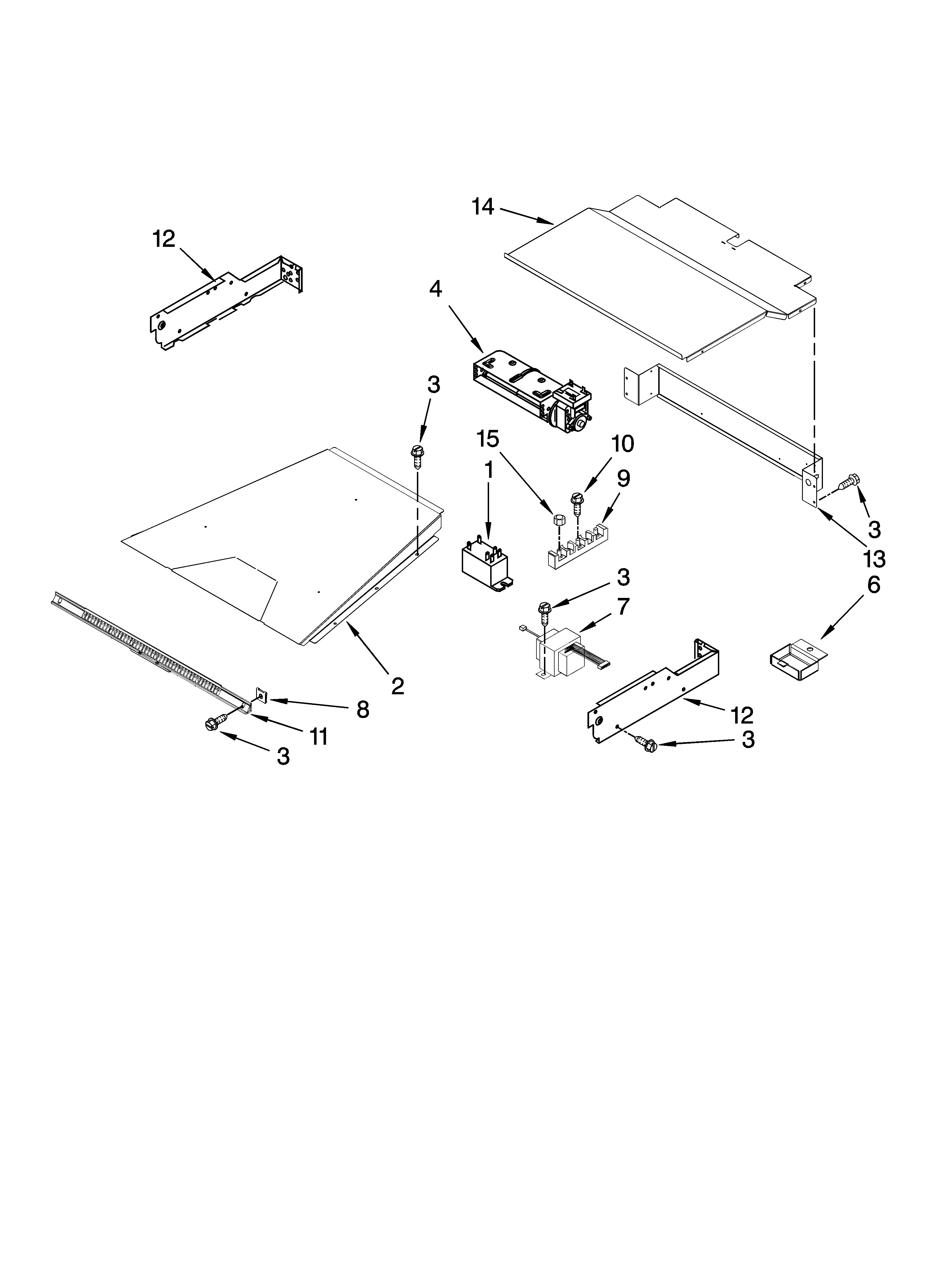 Top venting parts, optional parts (not included)