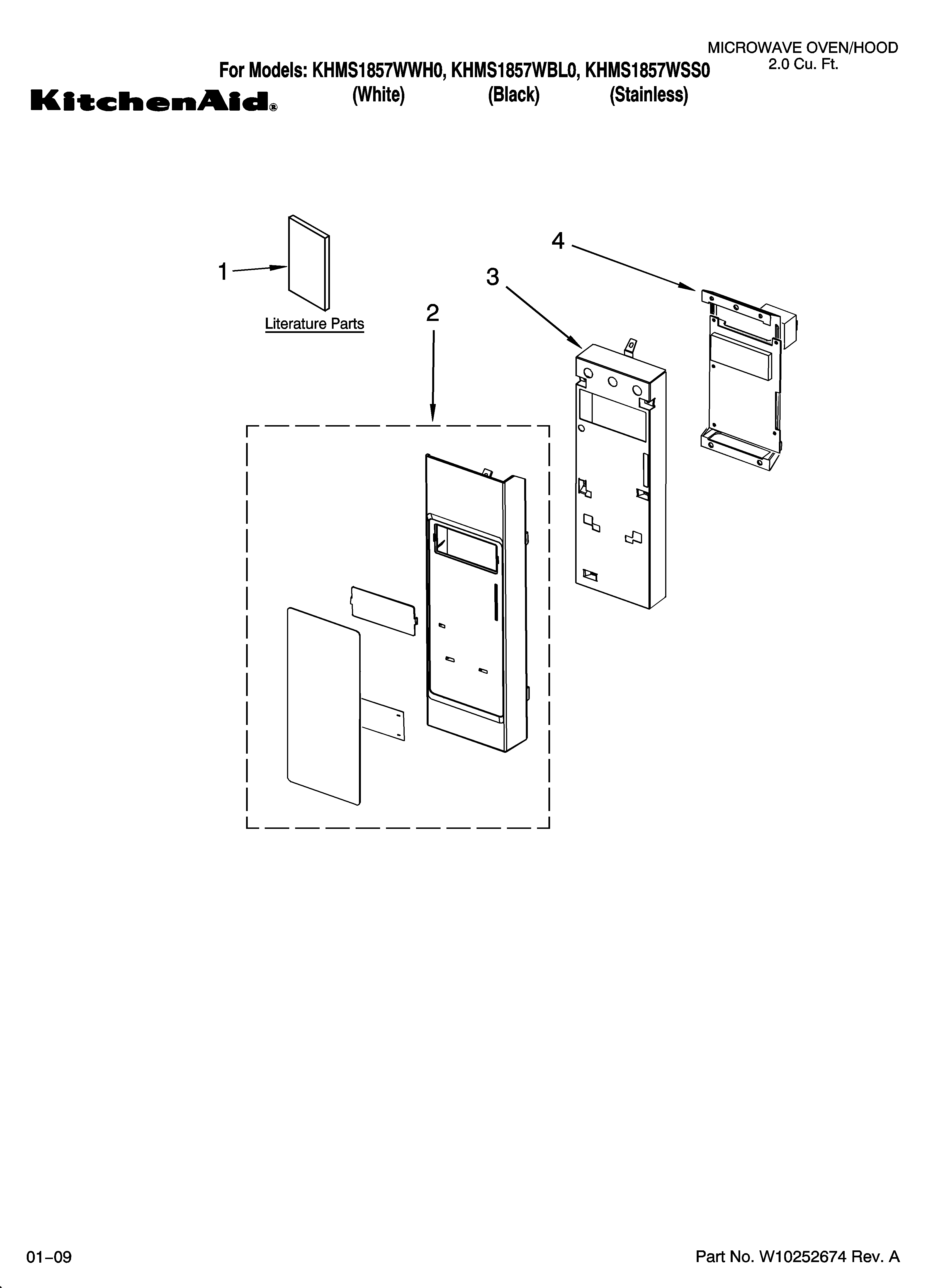 Control panel parts