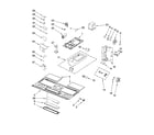 KitchenAid KHMS1857WBL0 interior and ventilation parts diagram