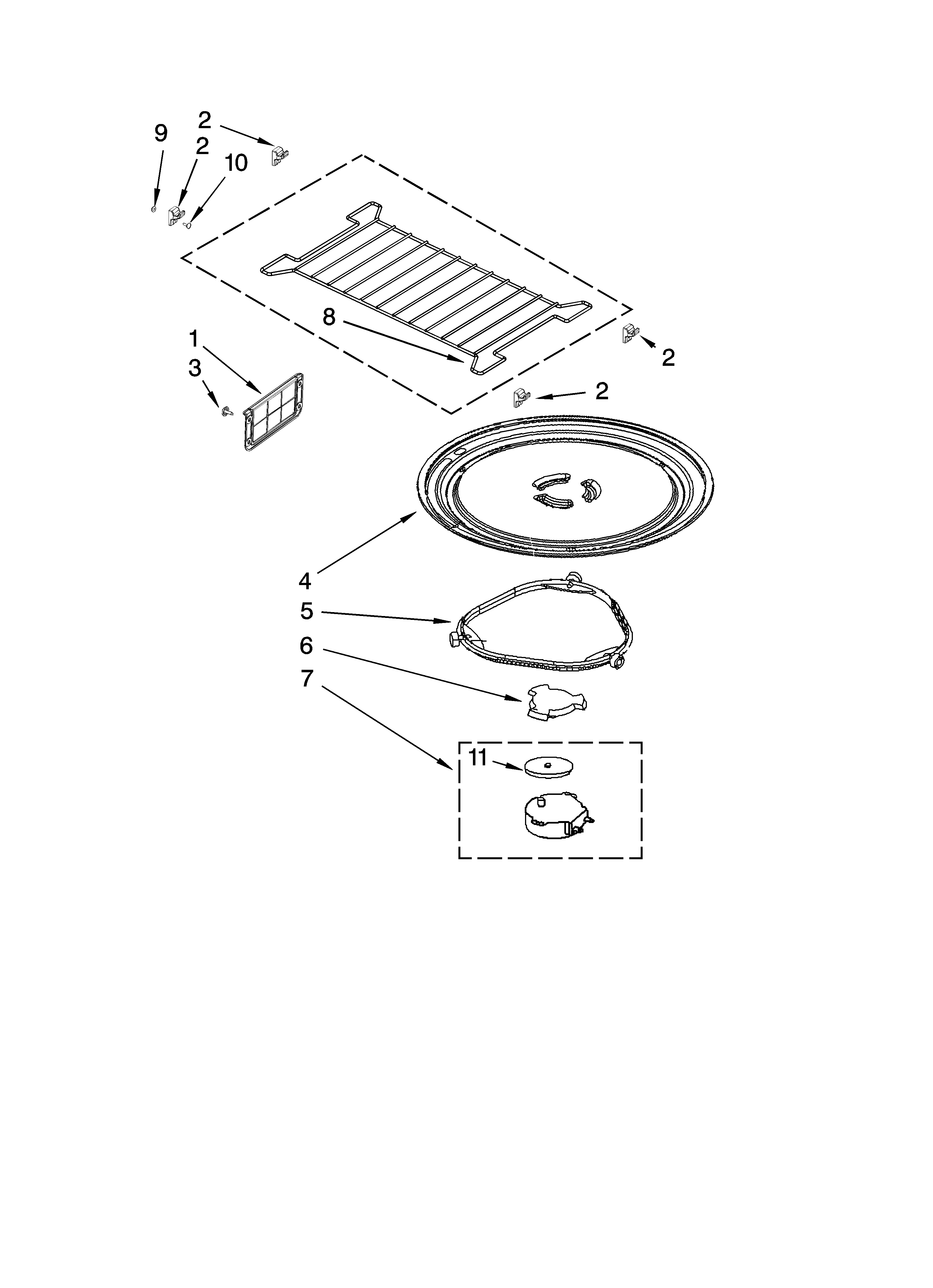 Turntable parts