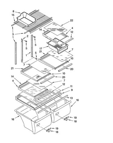 Shelf parts