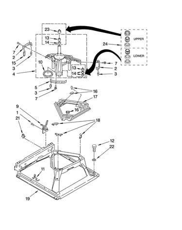 Machine base parts