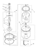 Agitator, basket and tub parts