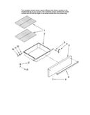Drawer and rack parts