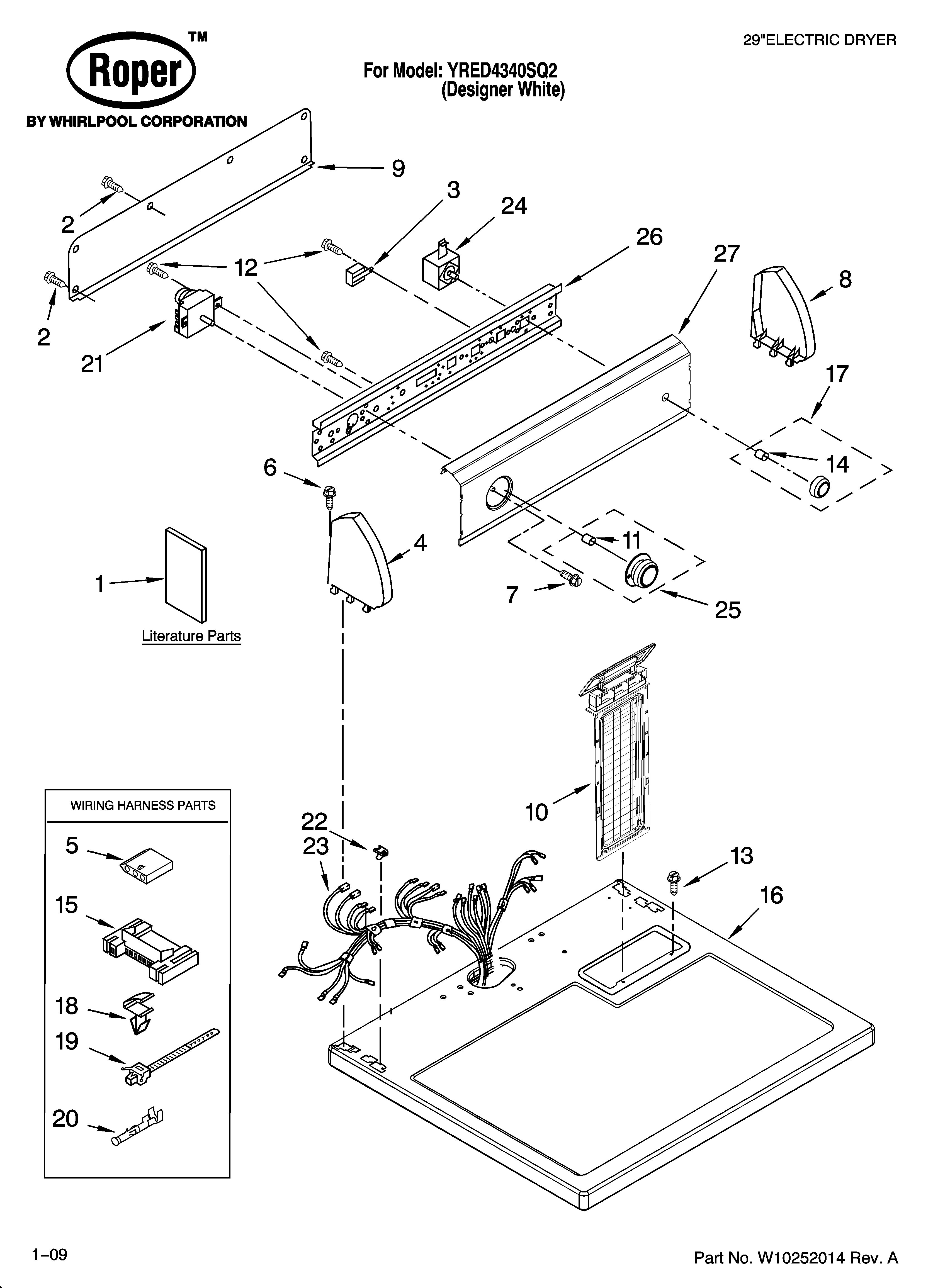 TOP AND CONSOLE PARTS