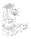 Shelf parts, optional parts (not included)