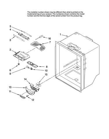 Refrigerator liner parts