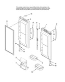 Refrigerator door parts