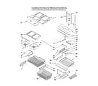 Maytag G32026PEKS13 shelf parts diagram