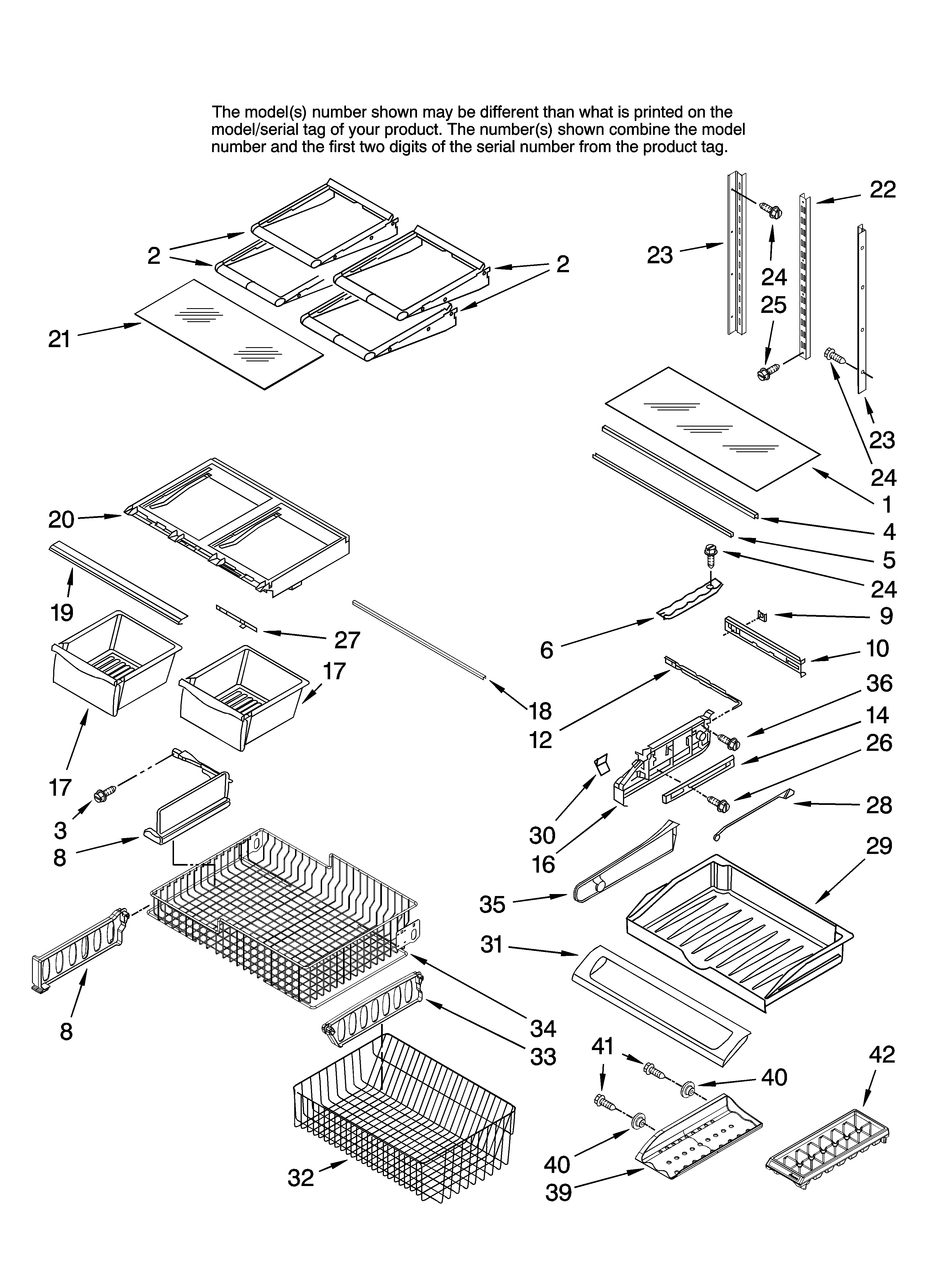 Shelf parts
