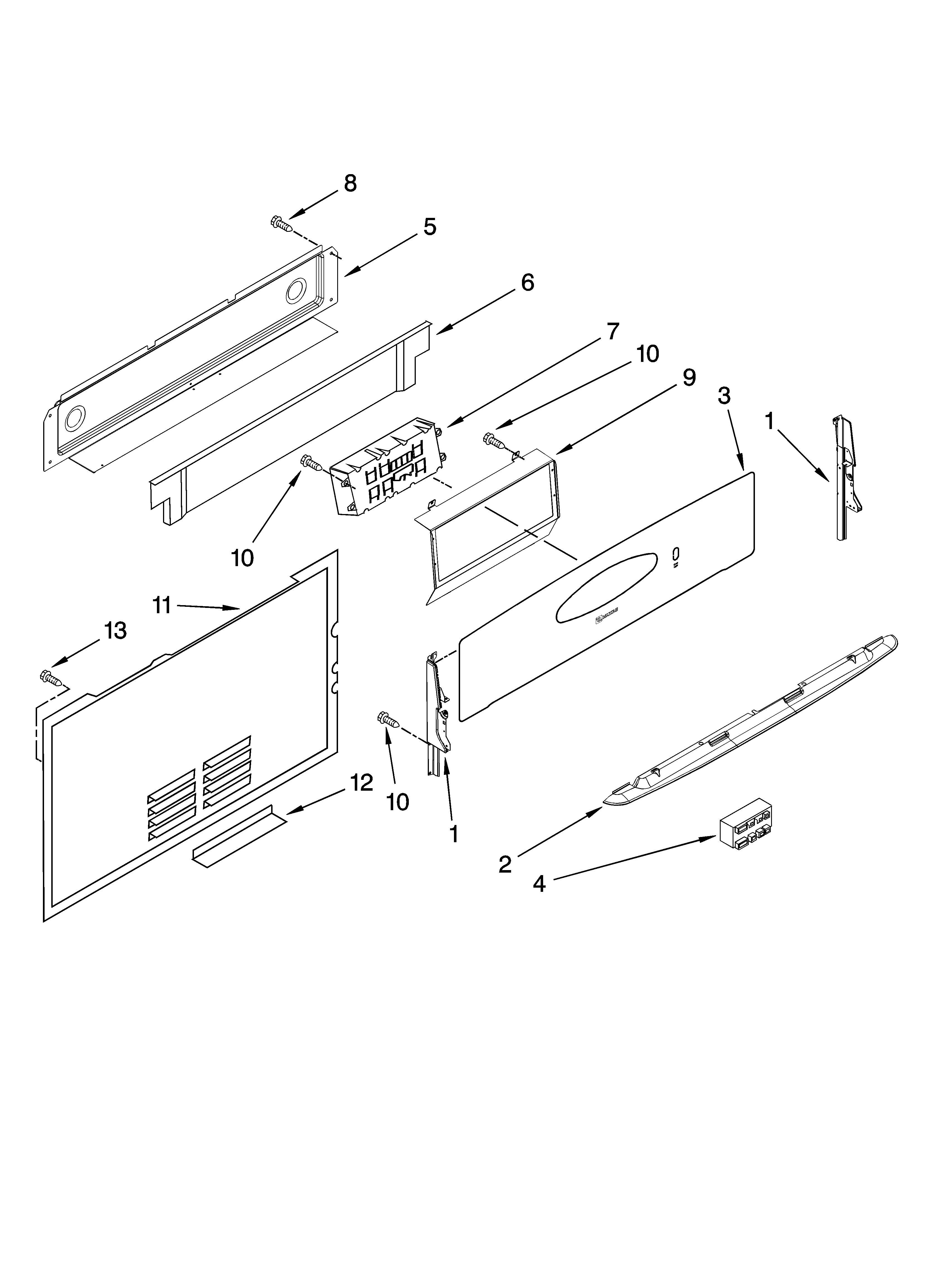 Control panel parts