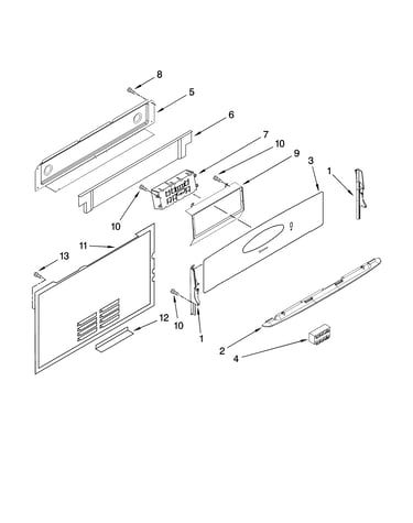 Control panel parts