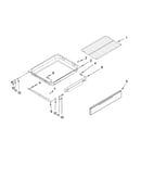 Drawer and rack parts, optional parts (not included)