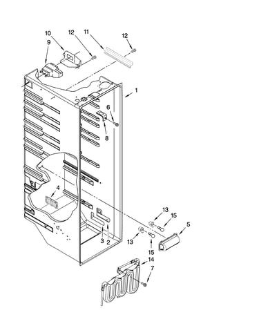 Refrigerator liner parts