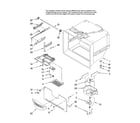 Maytag RY495111 freezer liner parts diagram