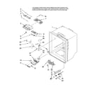 Maytag RY495111 refrigerator liner parts diagram
