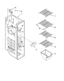 Freezer liner parts