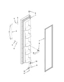 Freezer door parts