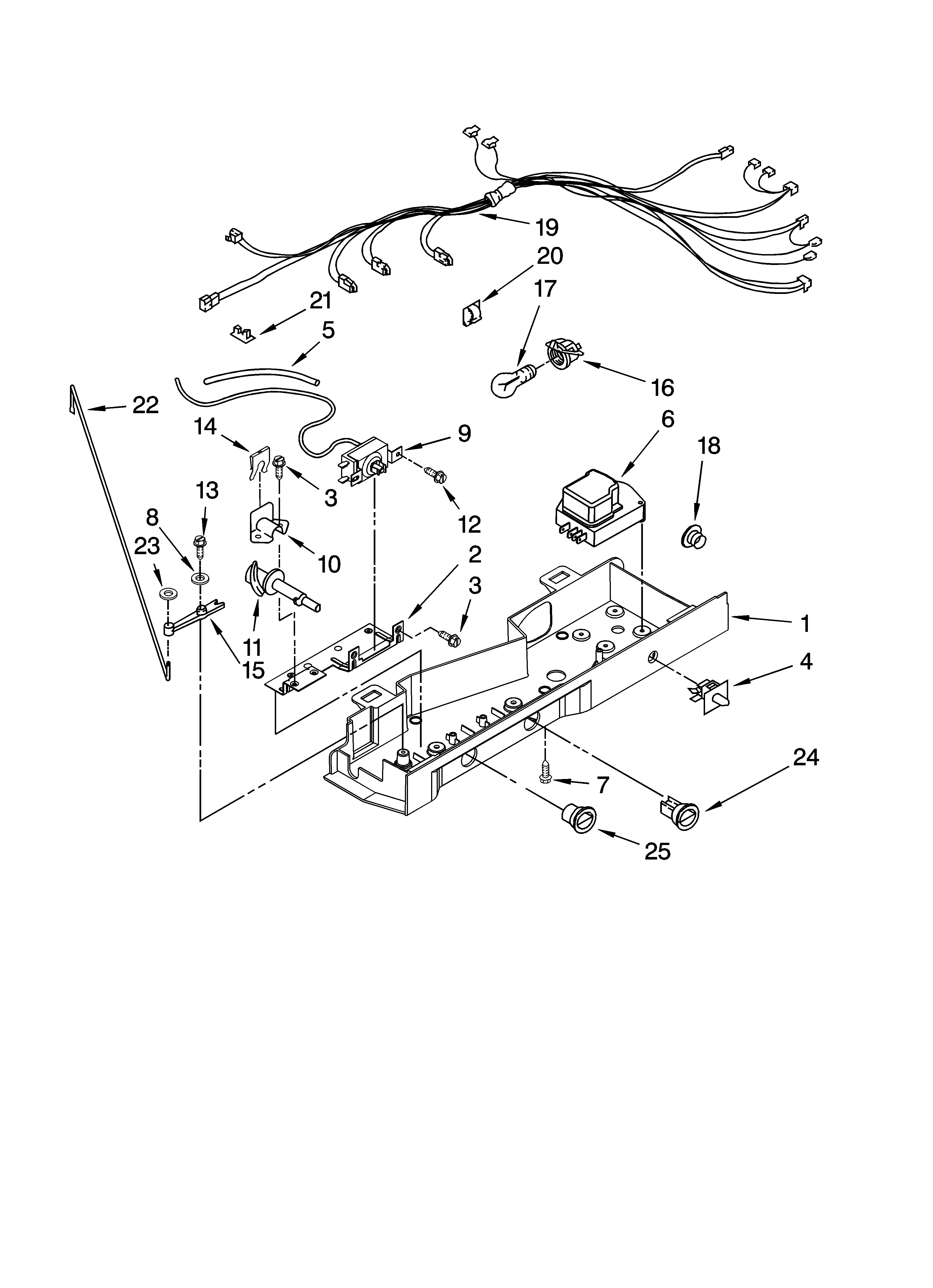 Control parts, optional parts (not included)
