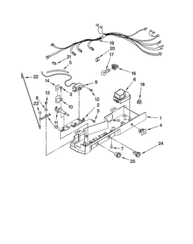 Control parts, optional parts (not included)