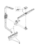 Upper wash and rinse parts