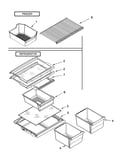 Shelf parts, optional parts (not included)