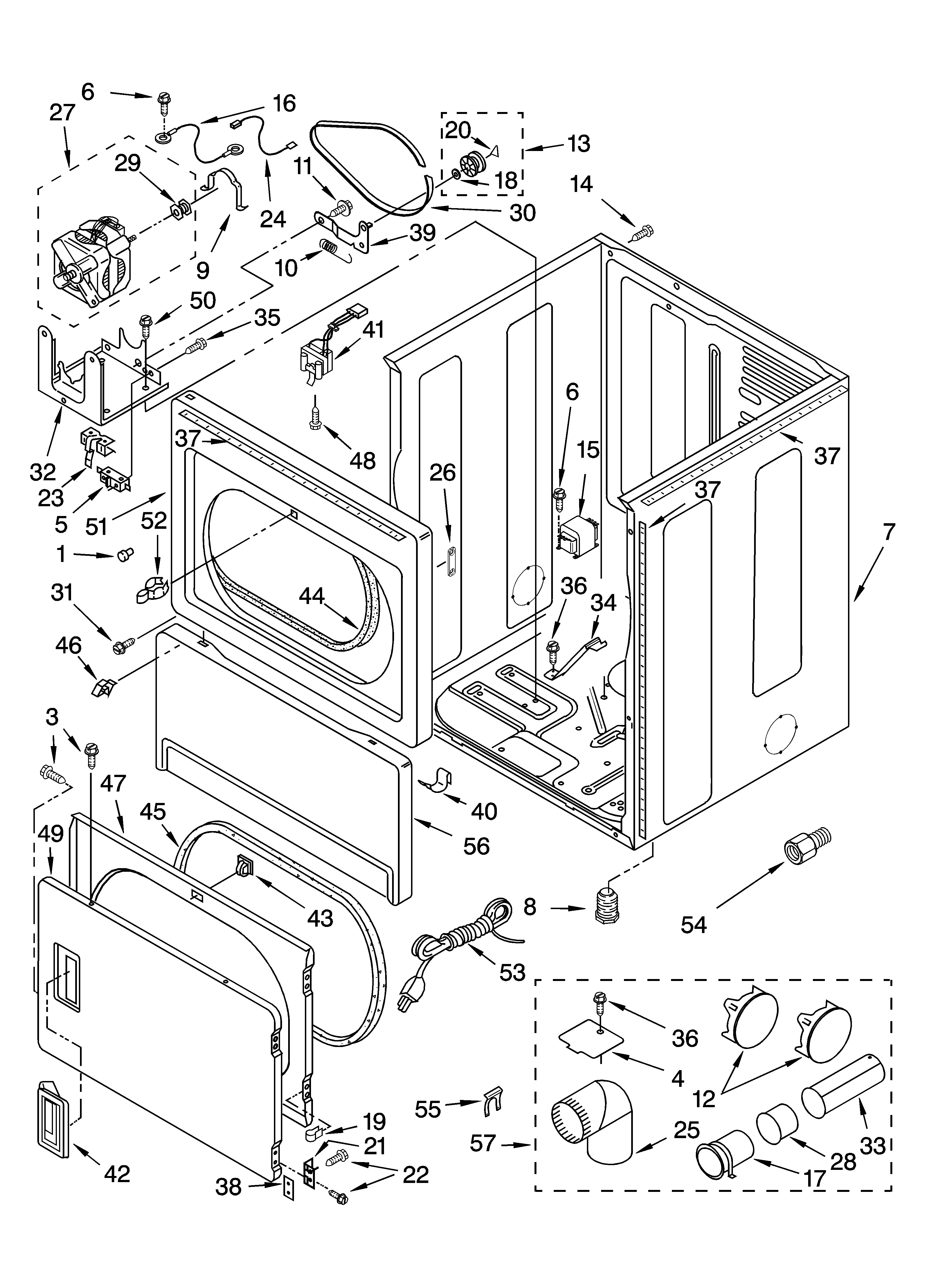 Cabinet parts