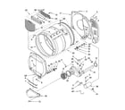 Whirlpool 3XWGD5705SW3 bulkhead parts diagram
