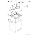 Whirlpool 7MWT96500ST2 top and cabinet parts diagram