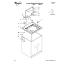 Whirlpool 7MWT99815WM0 top and cabinet parts diagram