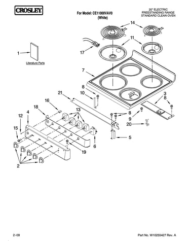 Cooktop parts