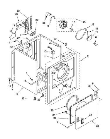 Cabinet parts