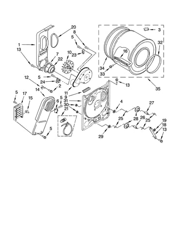 Bulkhead parts, optional parts (not included)