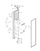 Freezer door parts