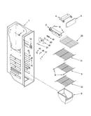 Freezer liner parts