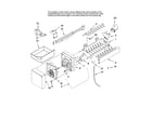 Whirlpool G20EFSB2313 icemaker parts, optional parts (not included) diagram
