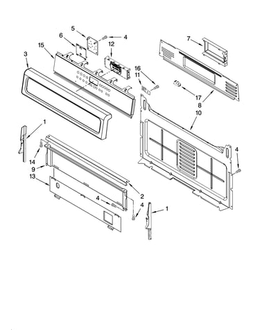 Control panel parts