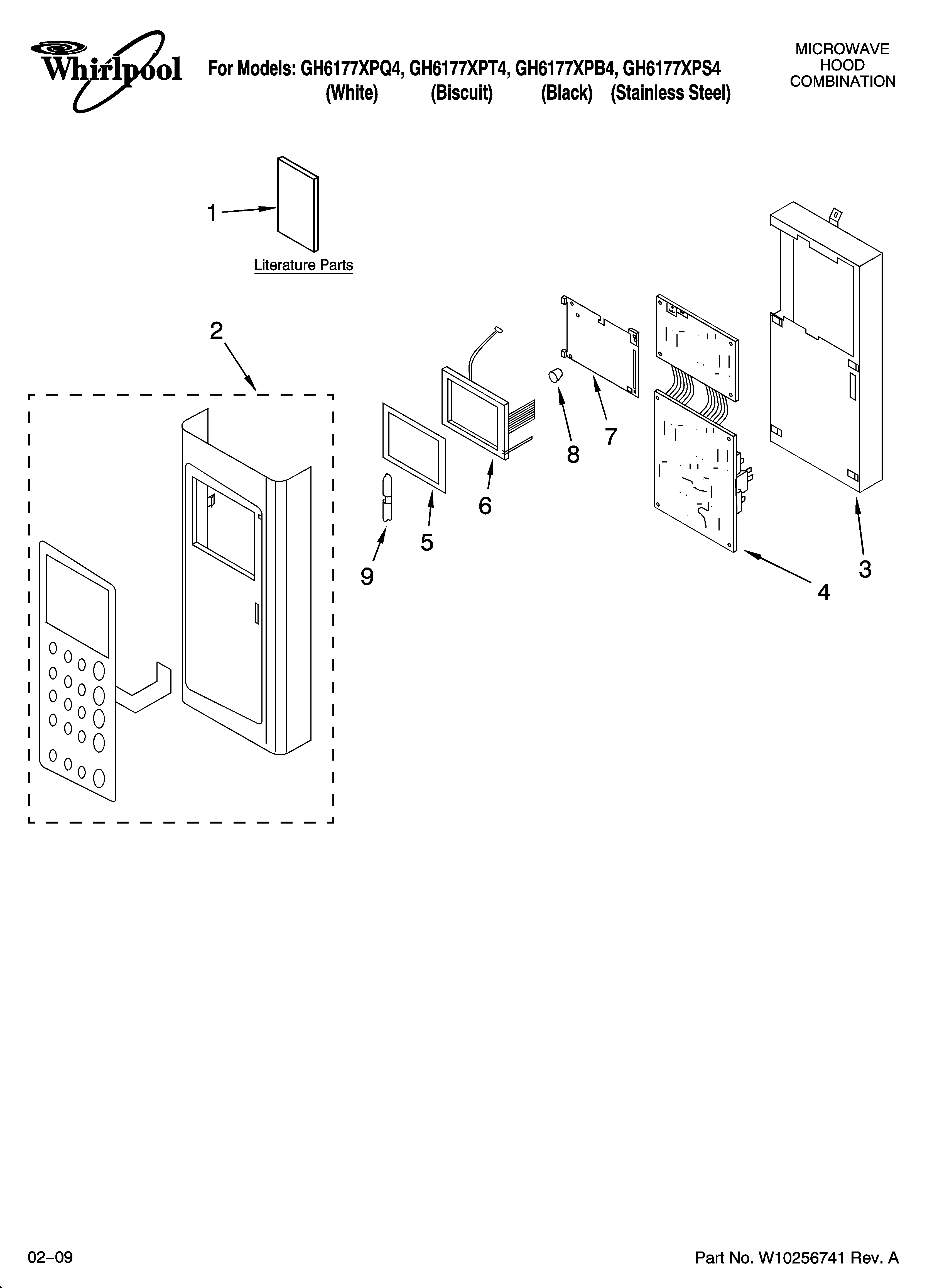 Control panel parts