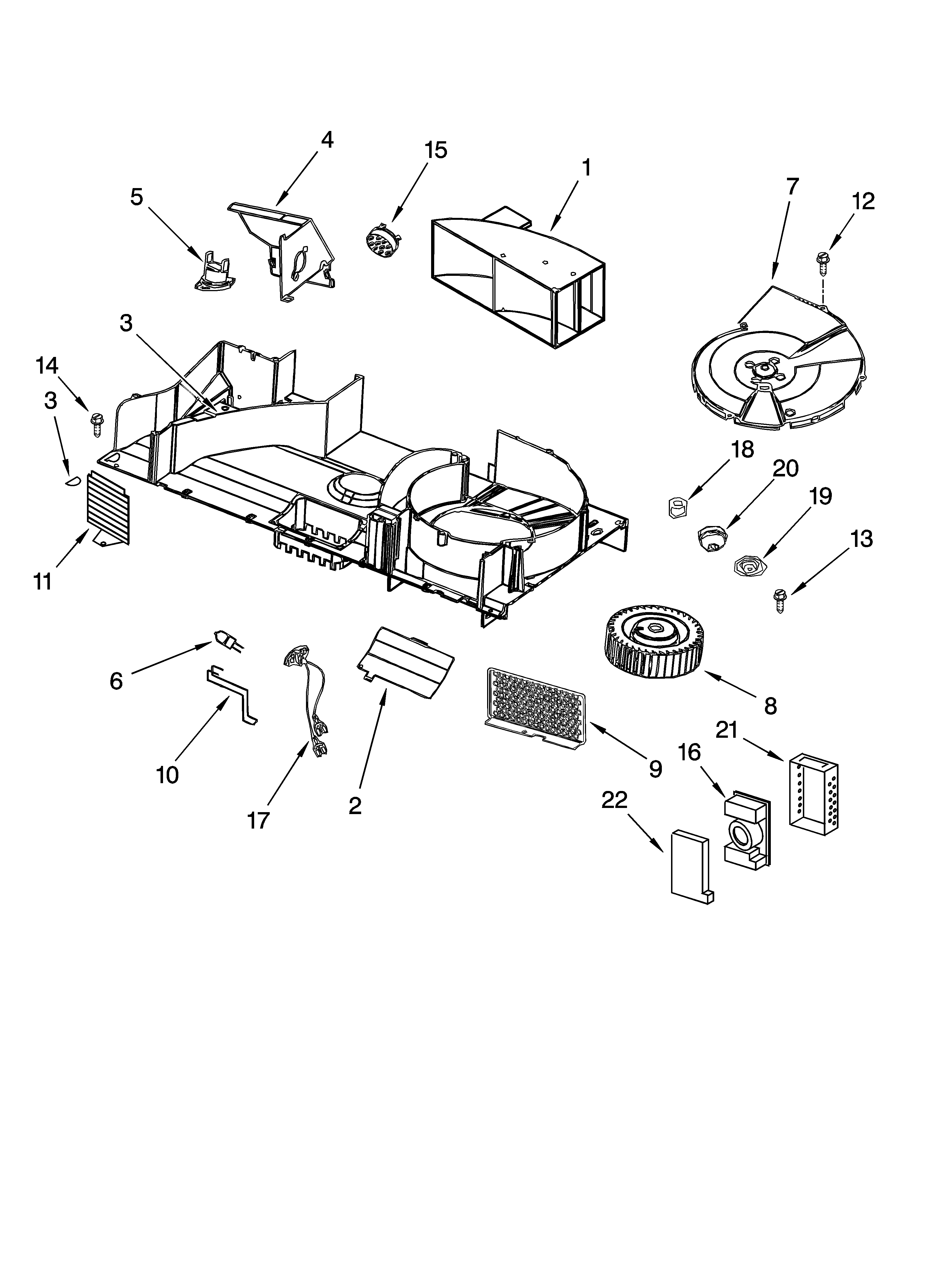 Air flow parts