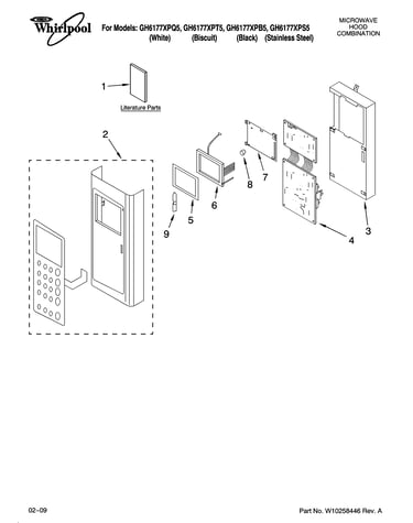 Control panel parts