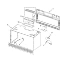 Cabinet and installation parts