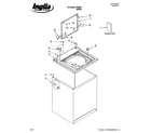 Inglis IV45001 top and cabinet parts diagram