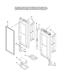 Refrigerator door parts