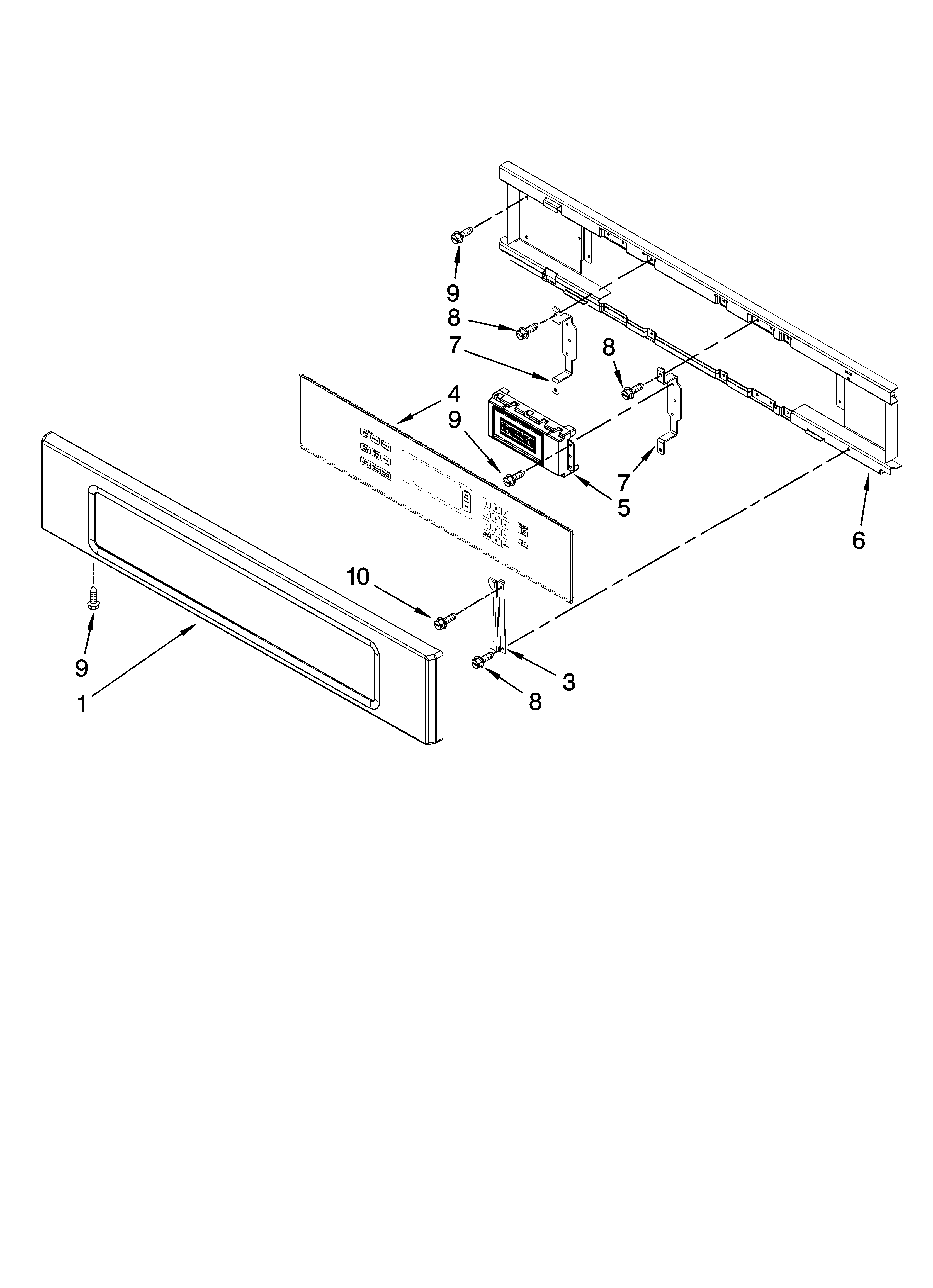 Control panel parts